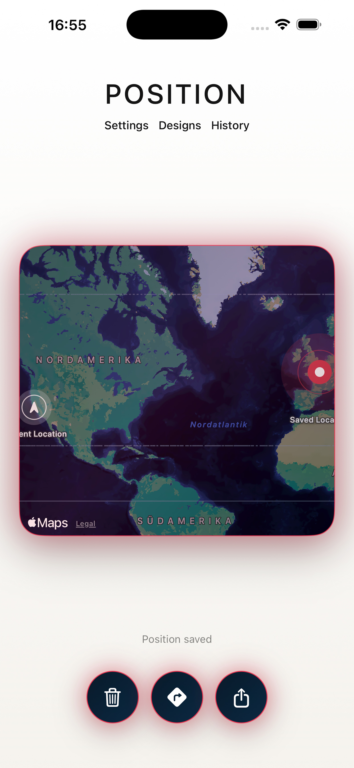 iLocateMe — design variation